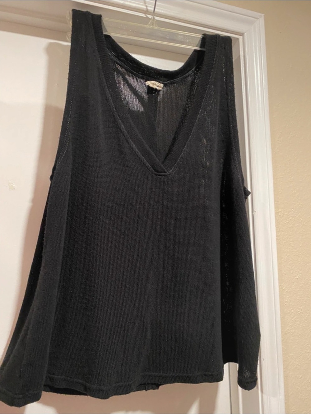 POL V-Neck Sleeveless Knit Sweater Top - Women